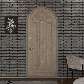 Арочная стальная входная дверь "Климена" БАСТИОН-2