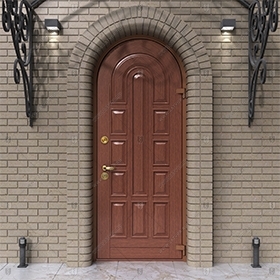 Арочная стальная входная дверь "Офион" БАСТИОН-3