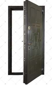 Дверь стальная входная ЭЛИТ-2К. Панель на основе МДФ крашеная