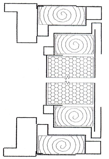 Рис. 3 Пример конструкции дверного блока