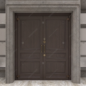 Двустворчатая стальная дверь "Паллант" БАСТИОН-3