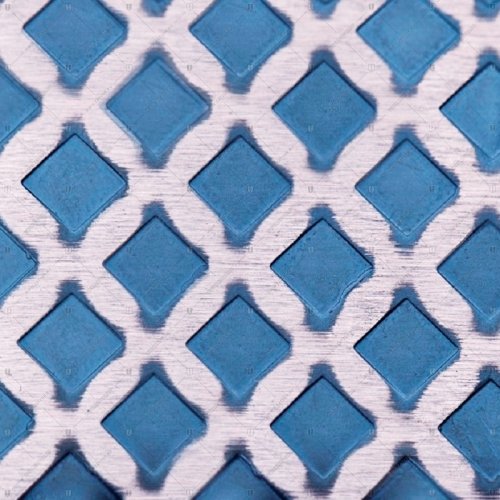 большой квадрат негатив стальной голубой