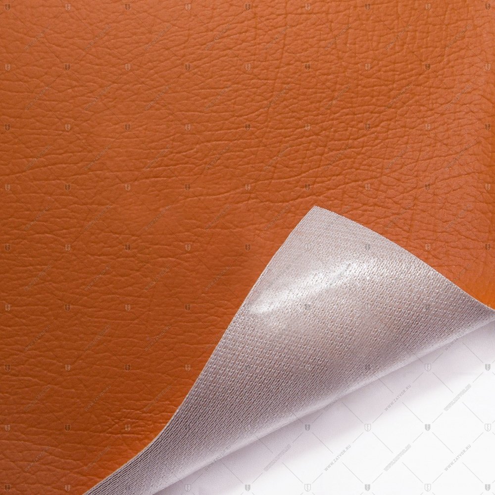 Экокожа самоклеющаяся оранжевая Decoin