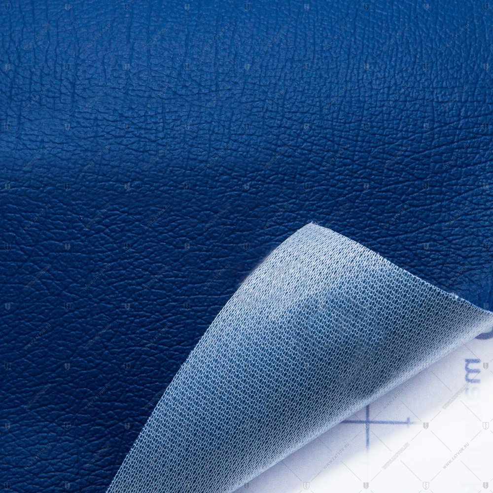 Экокожа самоклеющаяся синяя Decoin