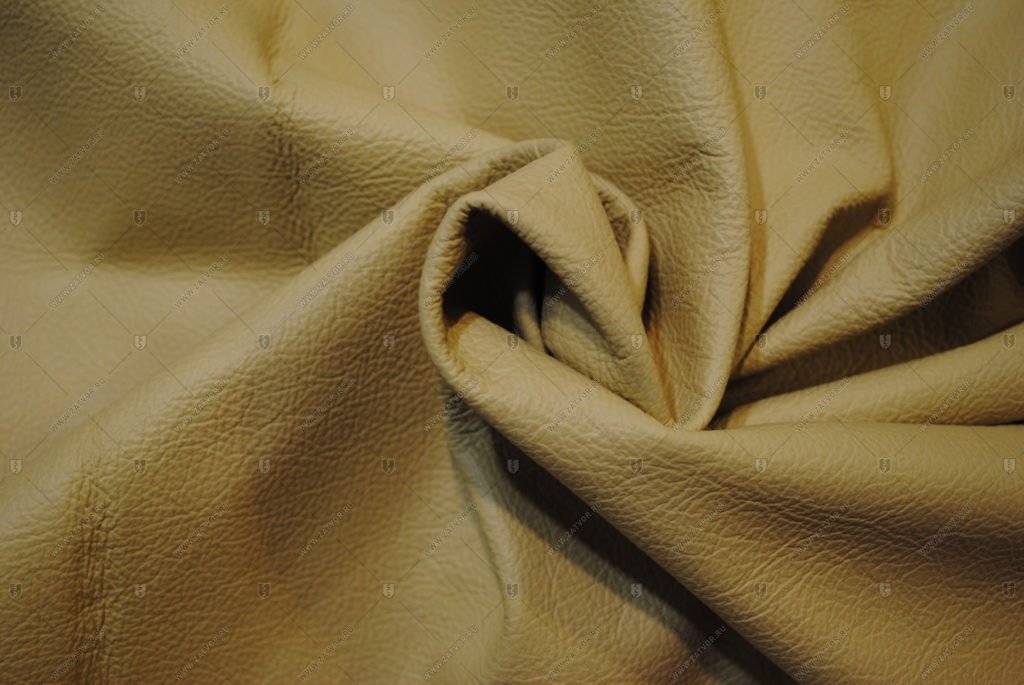 Сливочная натуральная кожа