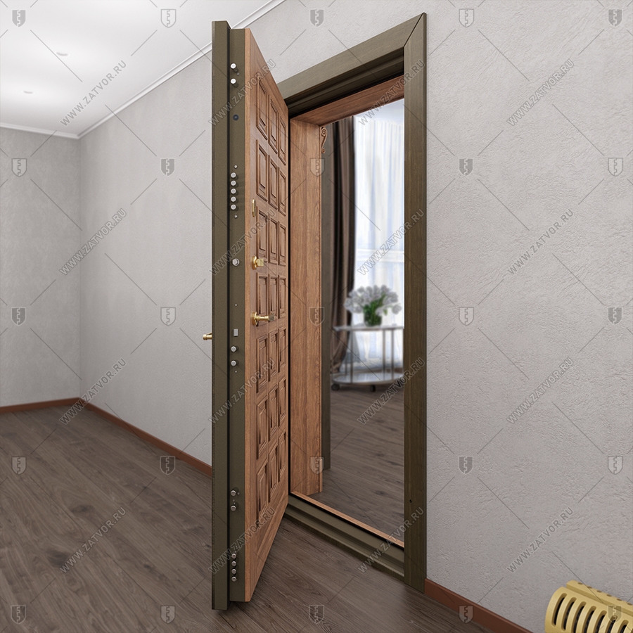 Пулестойкая входная бронированная дверь "Тифон" БАСТИОН-3 BR4_6