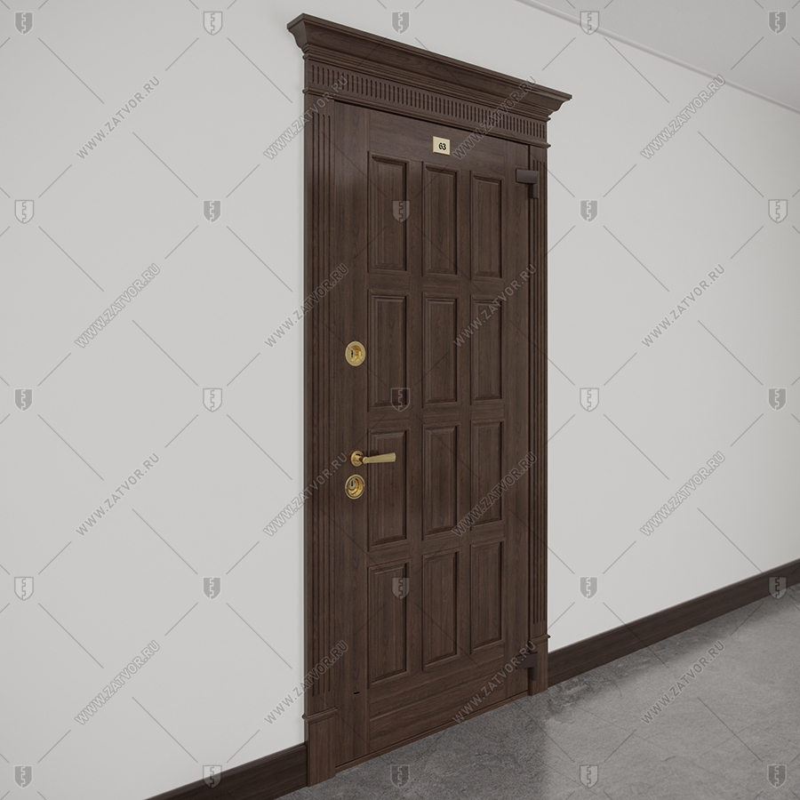 Пулестойкая входная дверь "Спонде" БАСТИОН-1 BR4_4