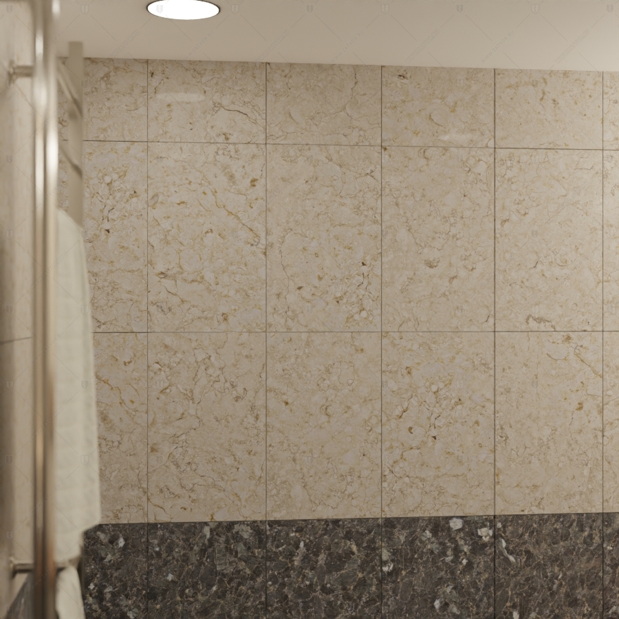 Скрытая (потайная) бронированная дверь "Кронос" БАСТИОН-3 с наружной панелью из керамической плитки_8