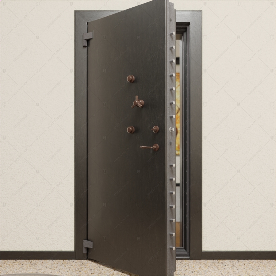 Пожаростойкая внутренняя стальная дверь "Лахеса" БАСТИОН-3_7