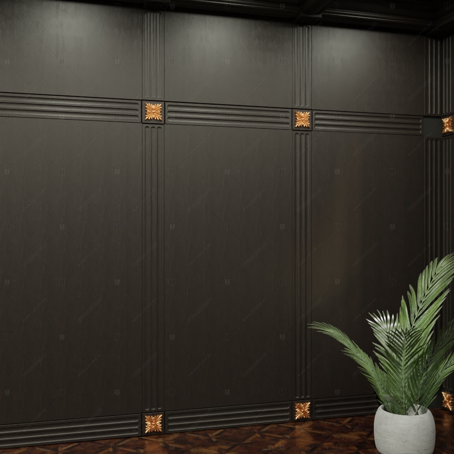 Скрытая дверь "Клото" СуперЛюкс с наружной панелью из МДФ_4