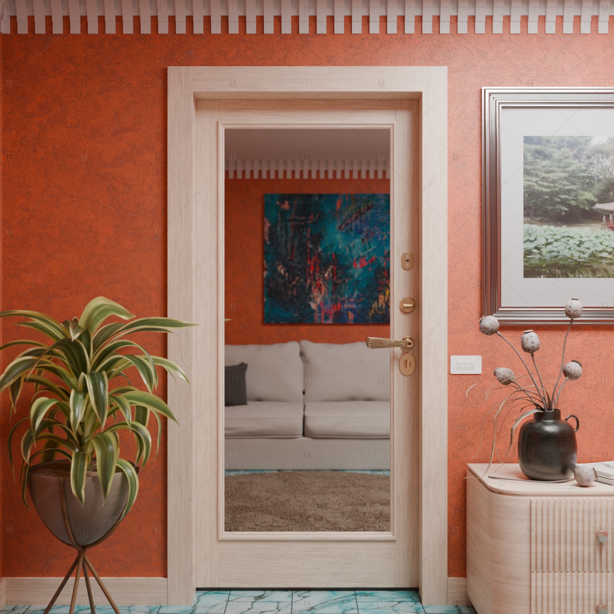 Взломостойкая входная дверь "Урания" БАСТИОН-2_3