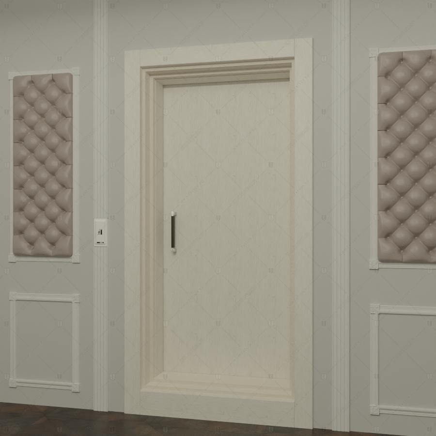 Скрытая дверь "Клото" СуперЛюкс с наружной панелью из МДФ_5