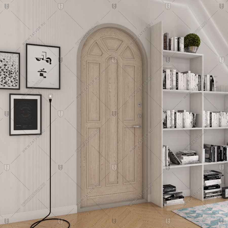 Арочная входная дверь "Климена" БАСТИОН-2_5