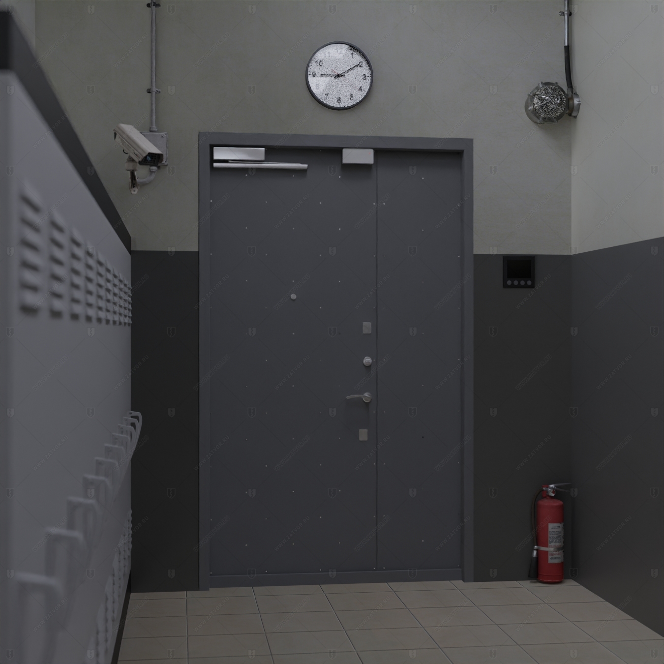 Двустворчатая входная дверь "Фоонт" БАСТИОН-2_5