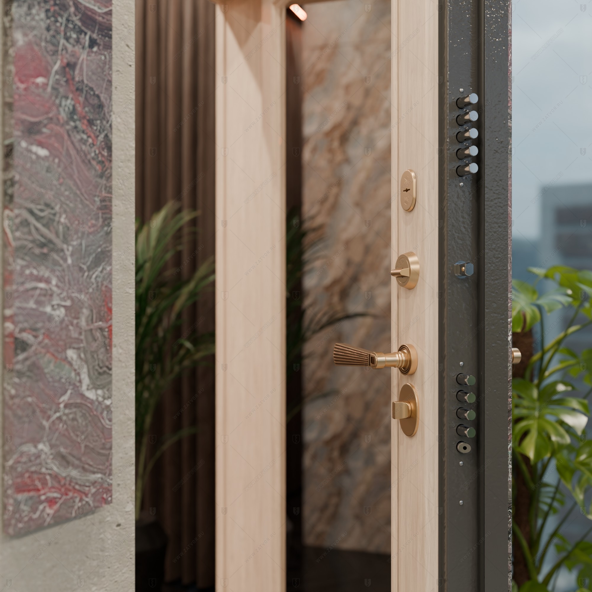 Взломостойкая входная дверь "Рия" БАСТИОН-2_13