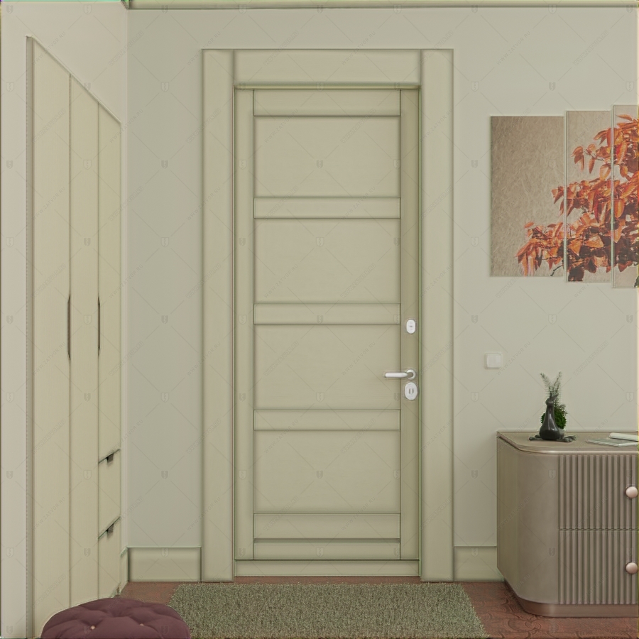 Пожаростойкая бронированная входная дверь "Атропа" БАСТИОН-3 BR4 EIS60_3