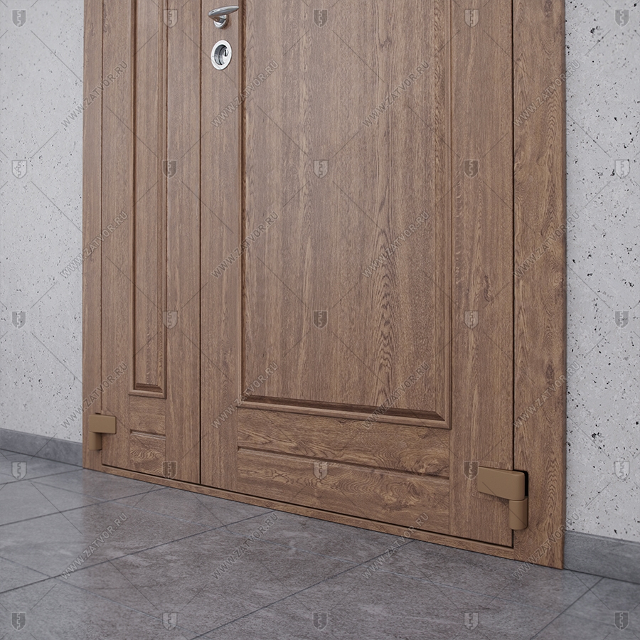 Двустворчатая входная дверь"Мусика" БАСТИОН-1 _16