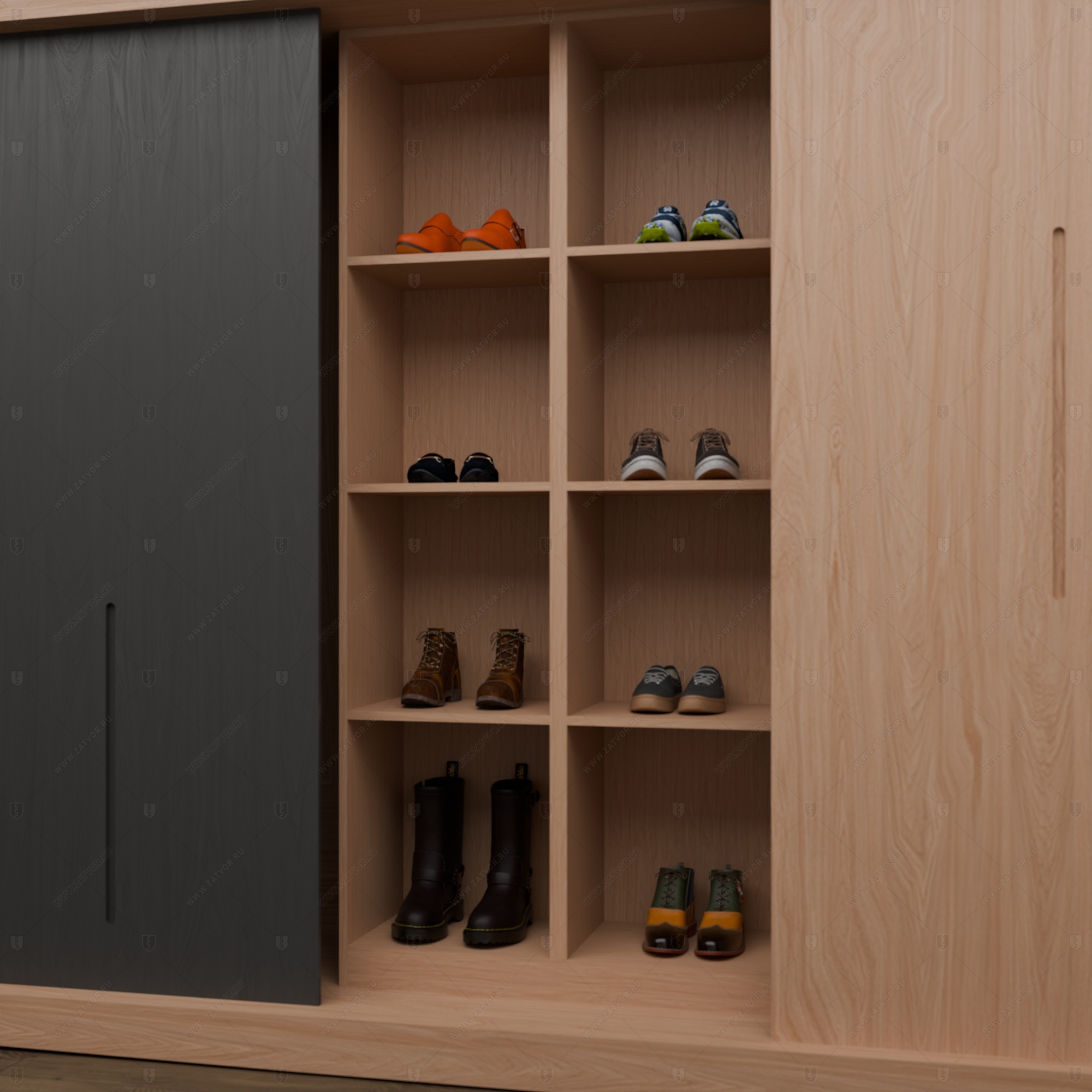 Пожаростойкая внутренняя стальная дверь "Галатея" БАСТИОН-7_12