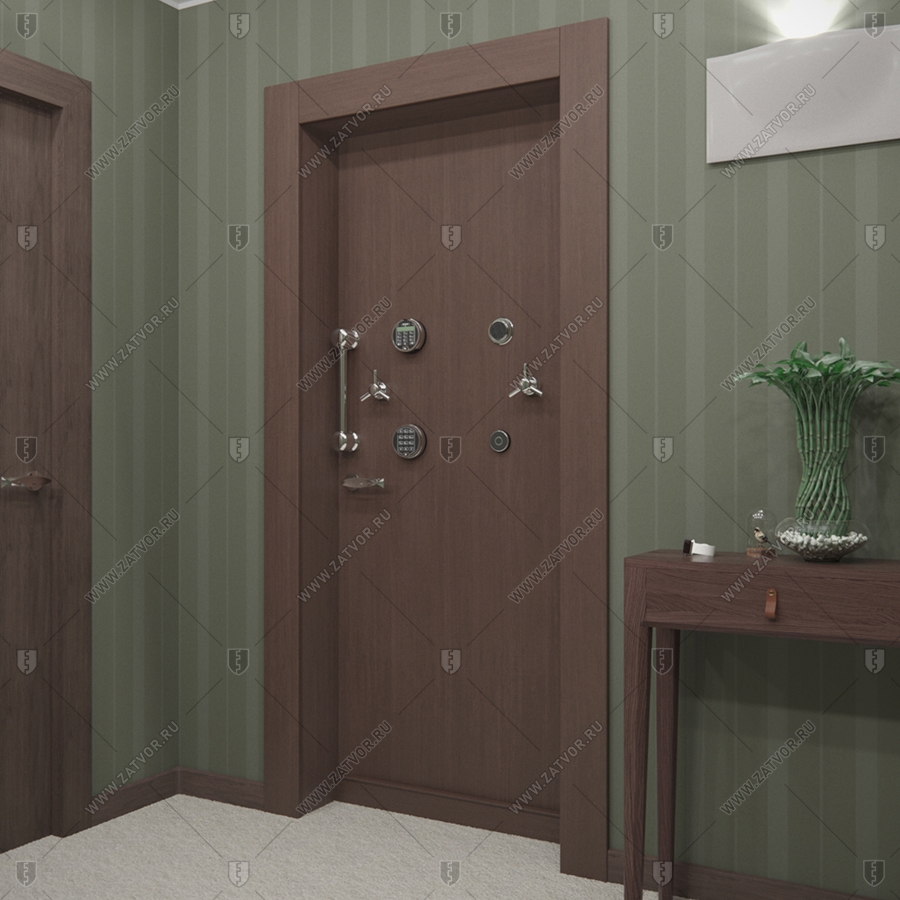 Внутренняя сейфовая стальная дверь "Прометей" БАСТИОН-8_5