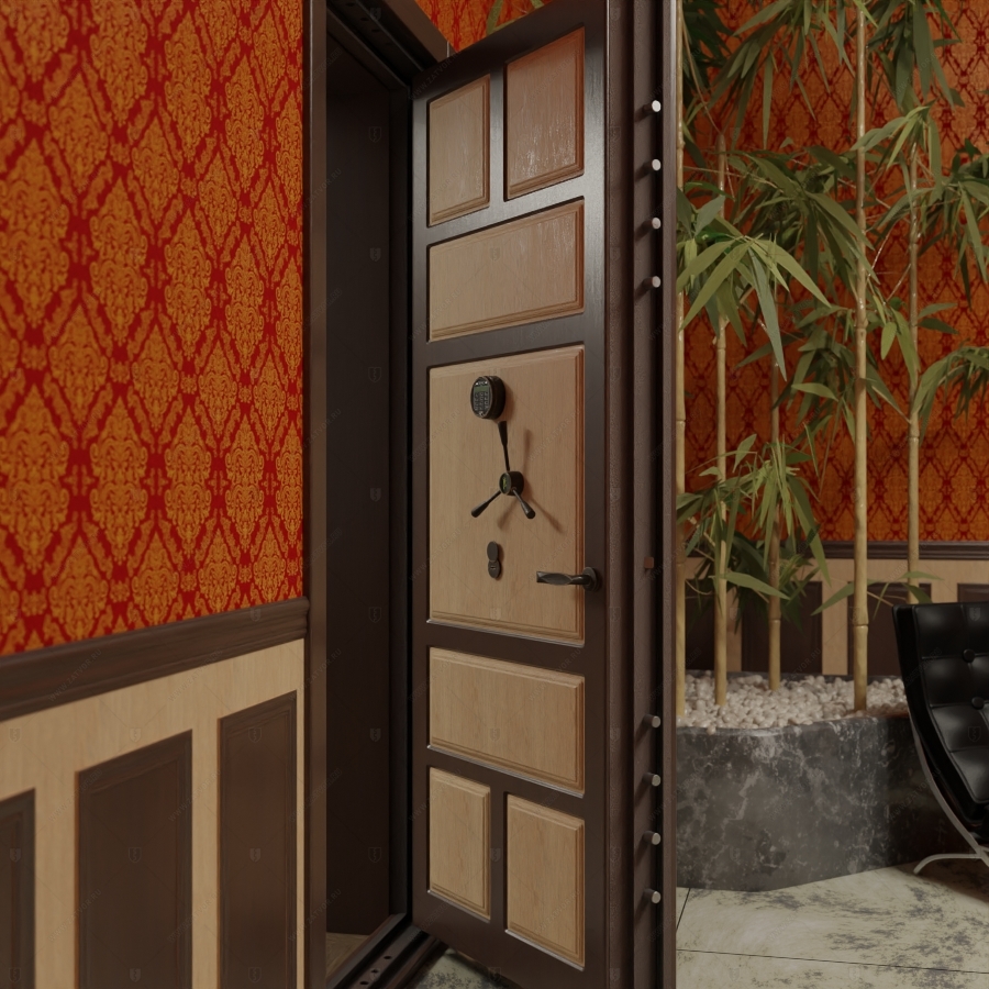 Взломостойкая внутренняя сейфовая дверь "Айса" БАСТИОН-3_8