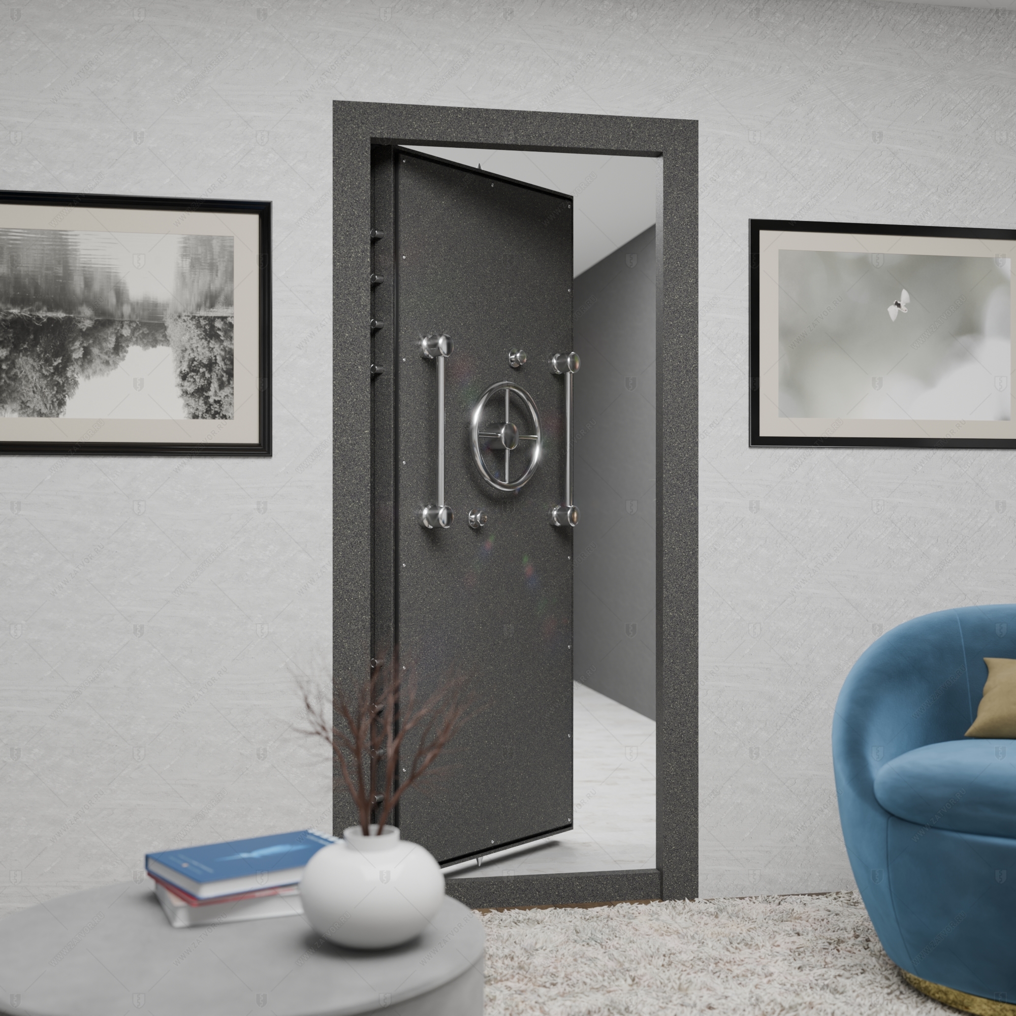 Пожаростойкая стальная дверь "Иапег" БАСТИОН-1_15