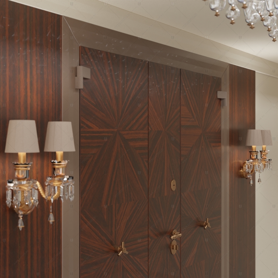 Двустворчатая пулестойкая входная дверь "Криос" БАСТИОН-3 BR4_10