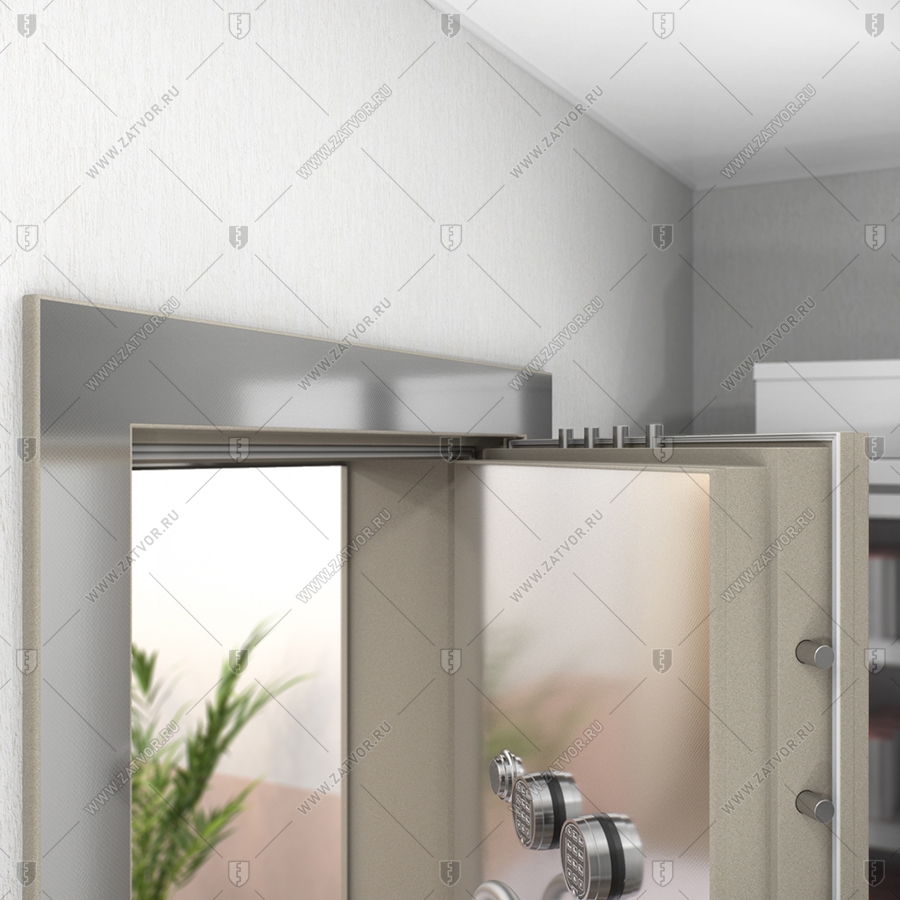 Взломостойкая внутренняя бронированная сейфовая дверь БАСТИОН-3 BR4 "Абес"_13