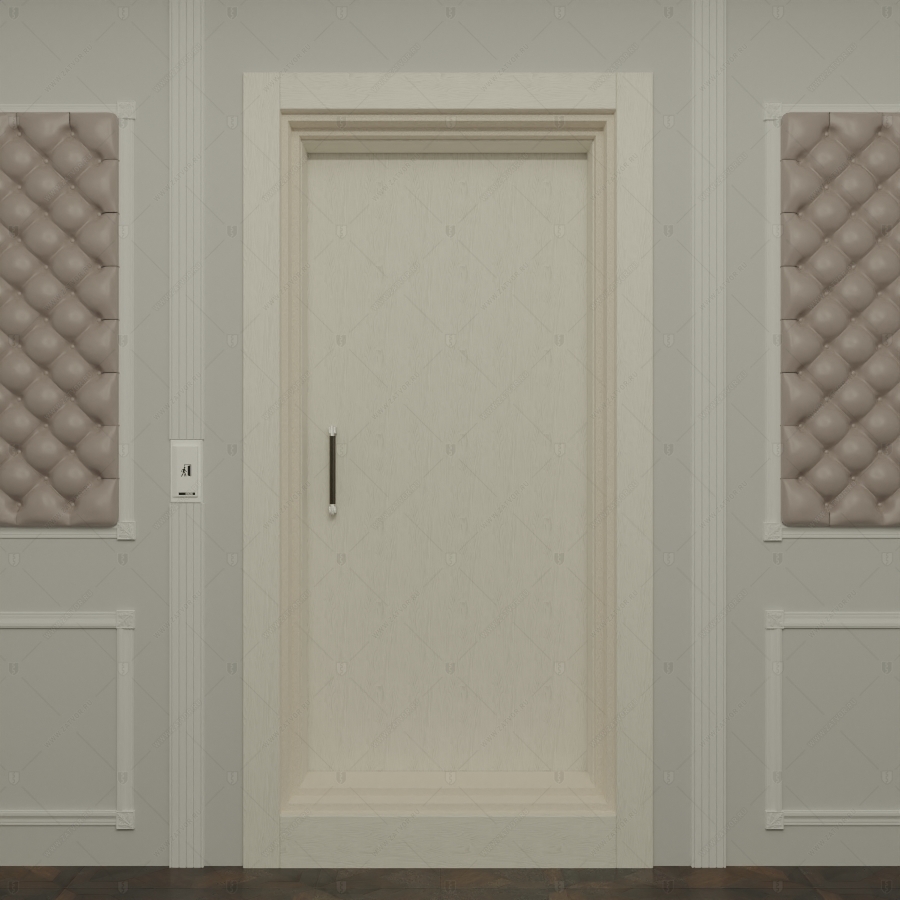 Скрытая дверь "Клото" СуперЛюкс с наружной панелью из МДФ_2