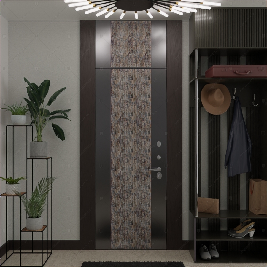 Пожаростойкая внутренняя входная дверь "Рек" БАСТИОН-3 BR4 EIS60_3