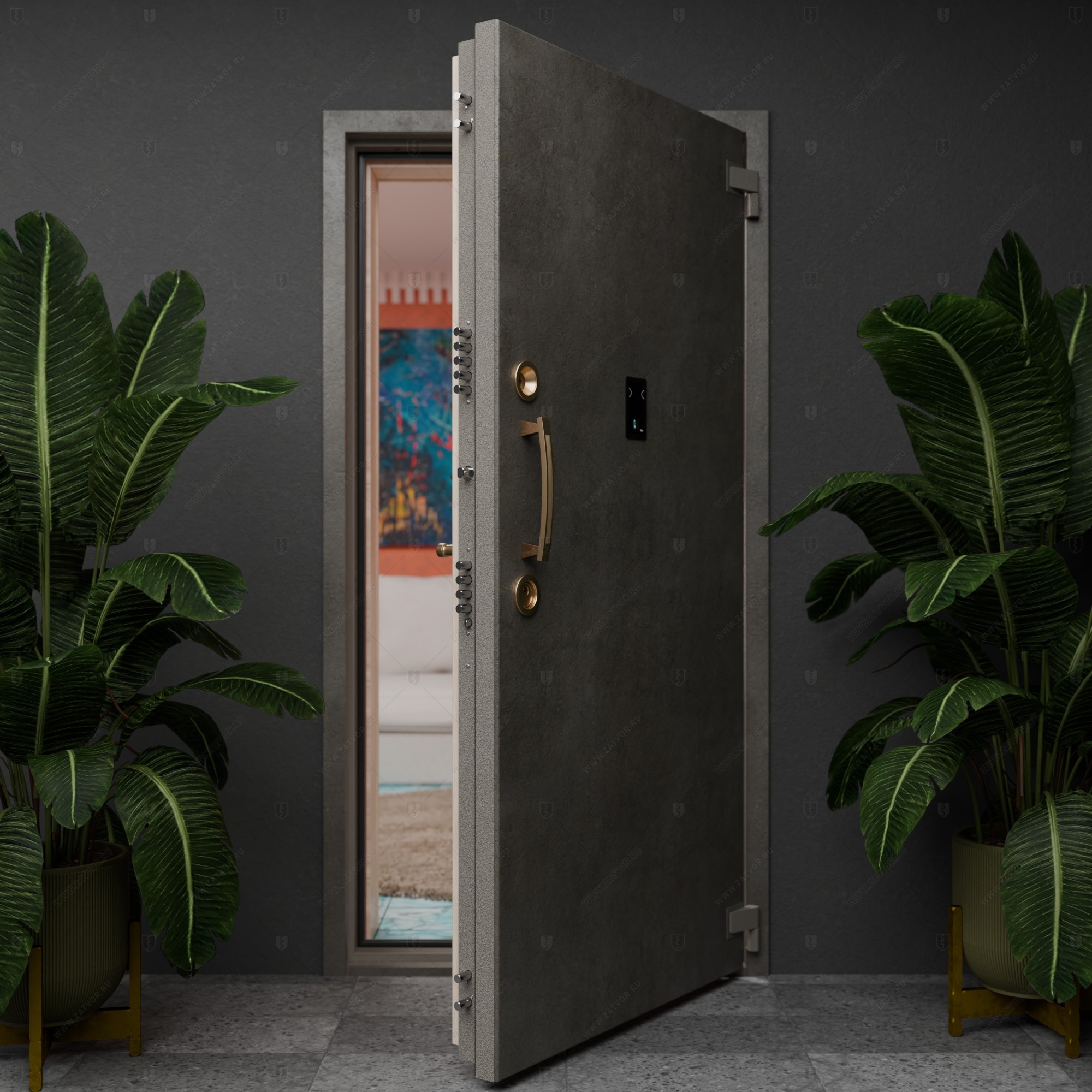 Взломостойкая входная дверь "Урания" БАСТИОН-2_6