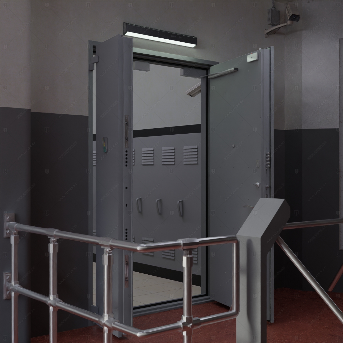 Двустворчатая входная дверь "Фоонт" БАСТИОН-2_6