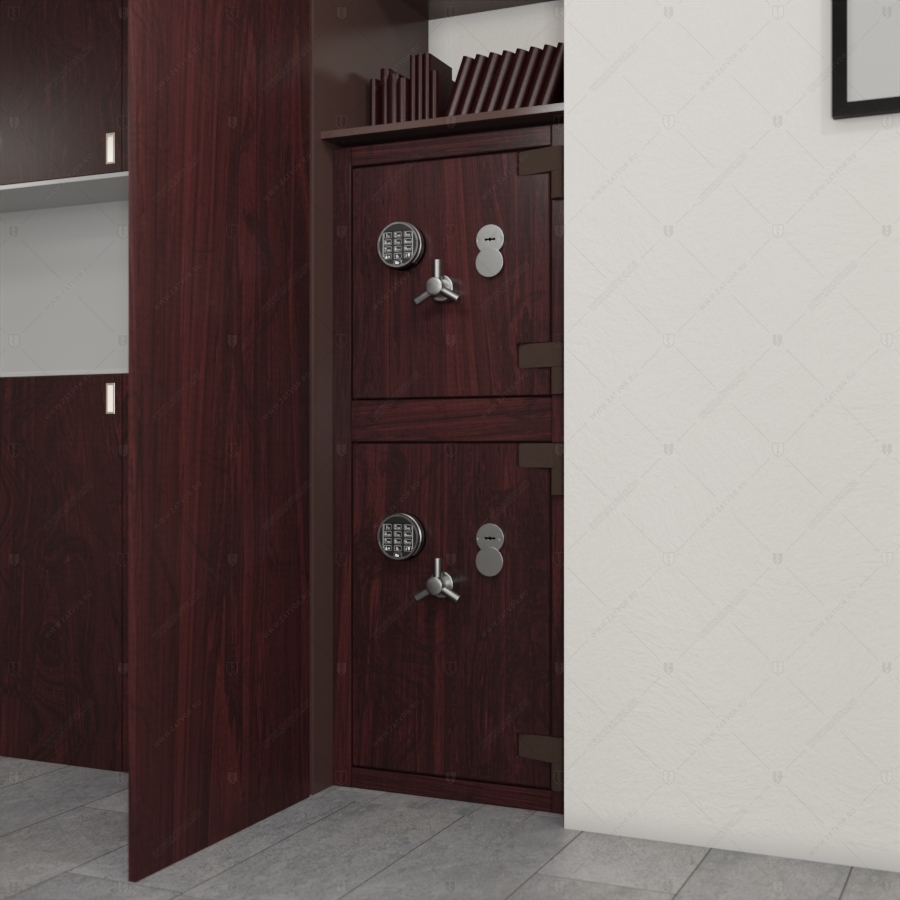 Комплект из двух сейфов: Пожаростойкий взломостойкий сейф БАСТИОН-5 "Диес" и пожаростойкий взломостойкий сейф БАСТИОН-1 "Веспер"_8