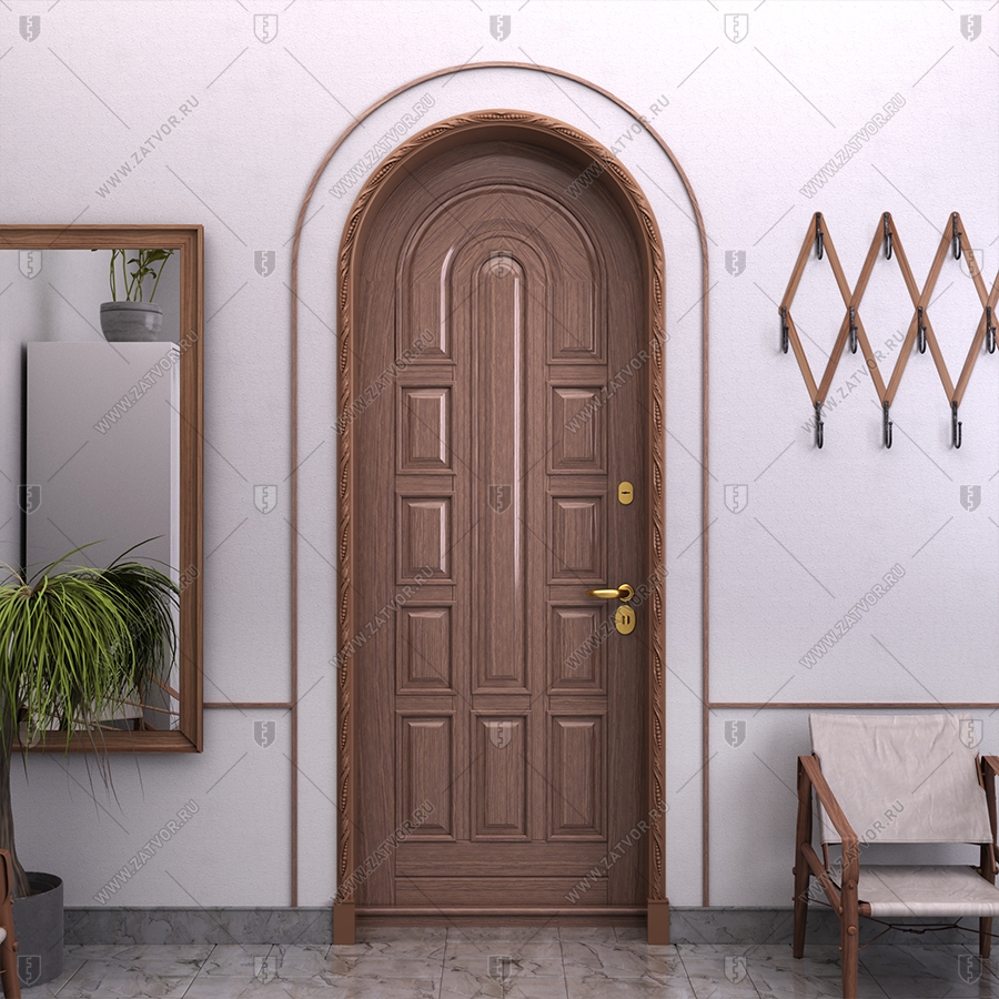 Арочная входная дверь "Офион" БАСТИОН-3_3