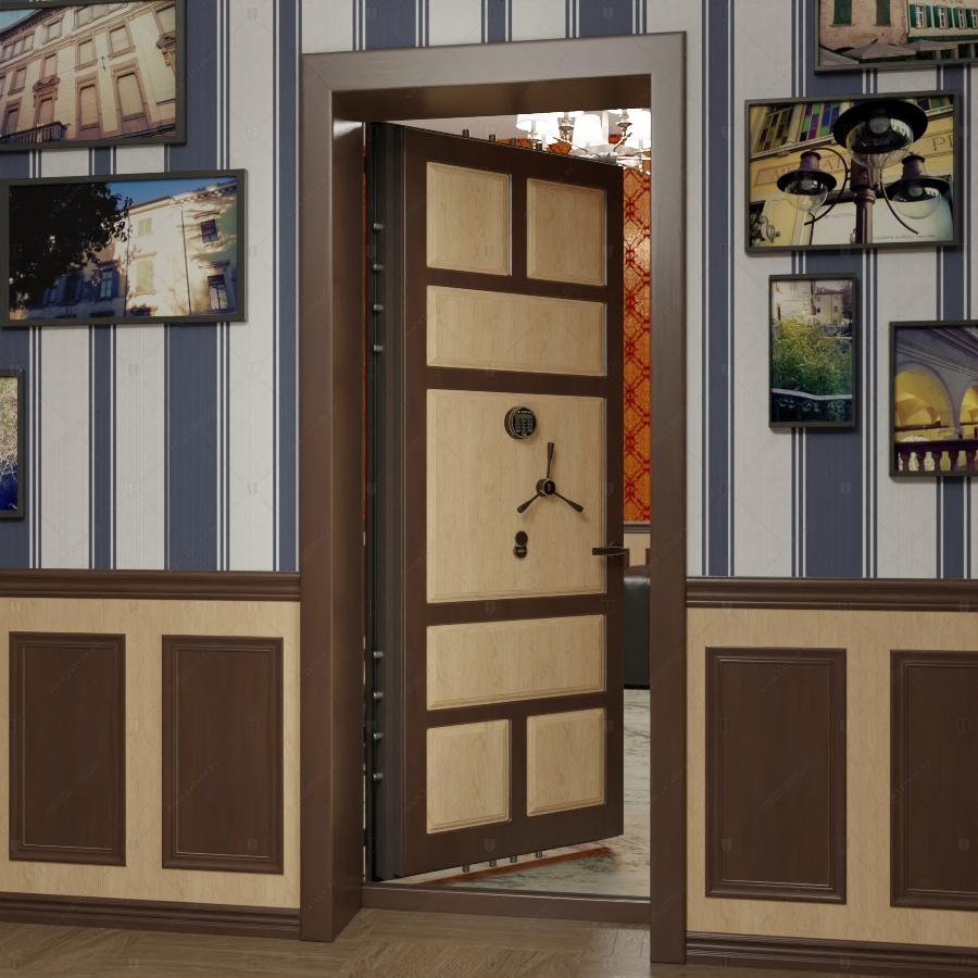 Взломостойкая внутренняя сейфовая дверь "Айса" БАСТИОН-3_6