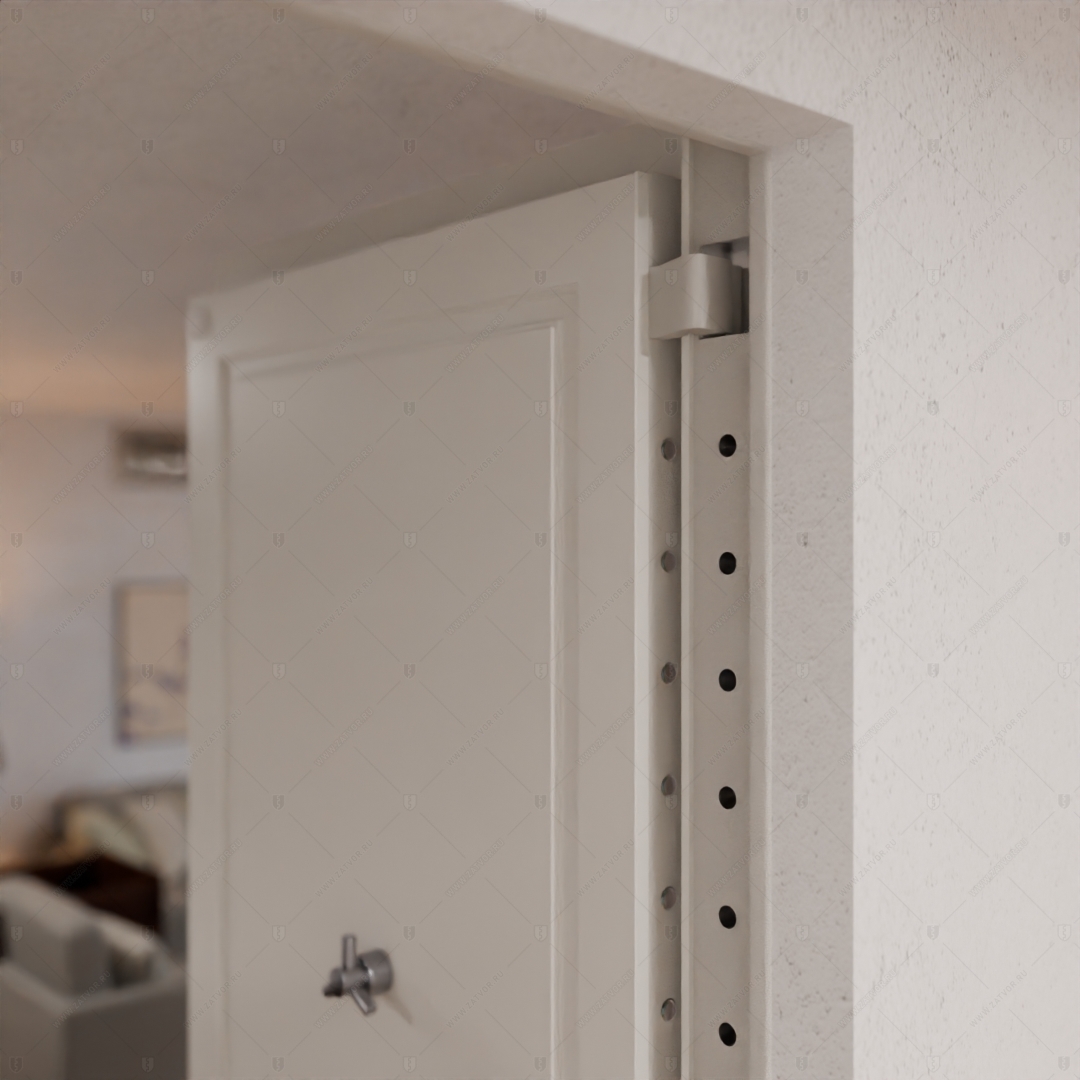 Скрытая дверь "Эос" БАСТИОН-1 с панелью в виде зеркала_12