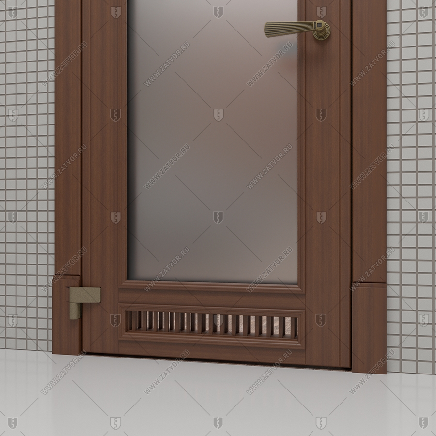 Внутренняя межкомнатная стальная дверь со стеклом "Йота" СуперЛюкс_13