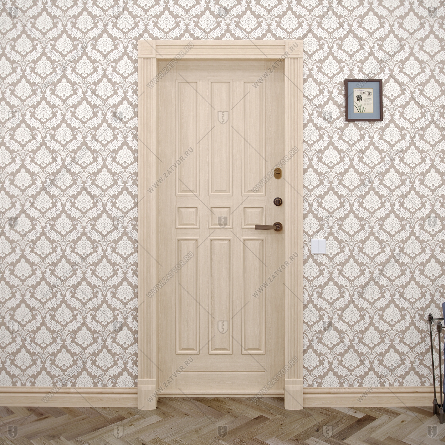 Пулестойкая бронированная входная дверь "Поликсо" БАСТИОН-2 BR4_3