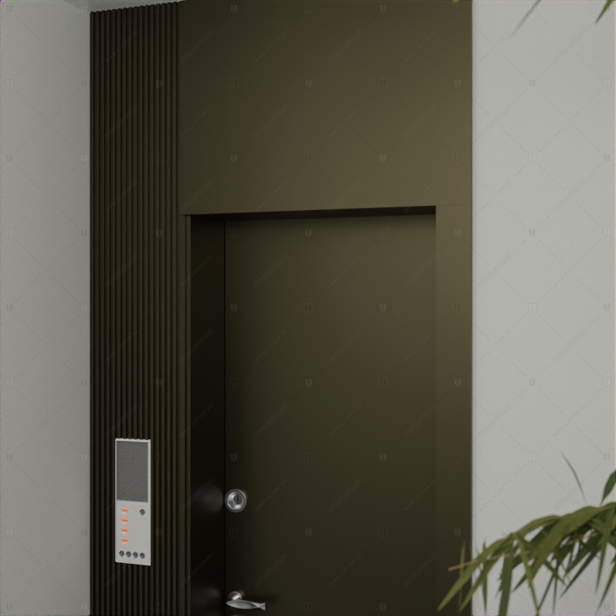 Пожаростойкая внутренняя входная дверь "Рек" БАСТИОН-3 BR4 EIS60_13