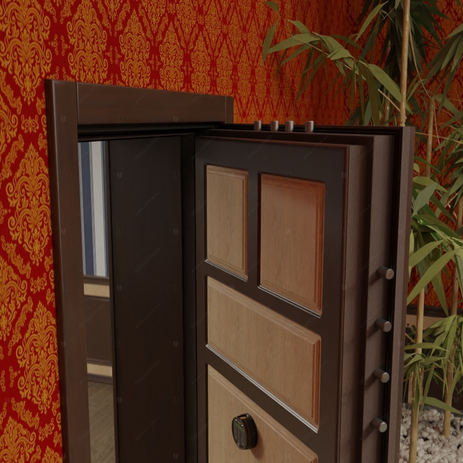 Взломостойкая внутренняя сейфовая дверь "Айса" БАСТИОН-3_12