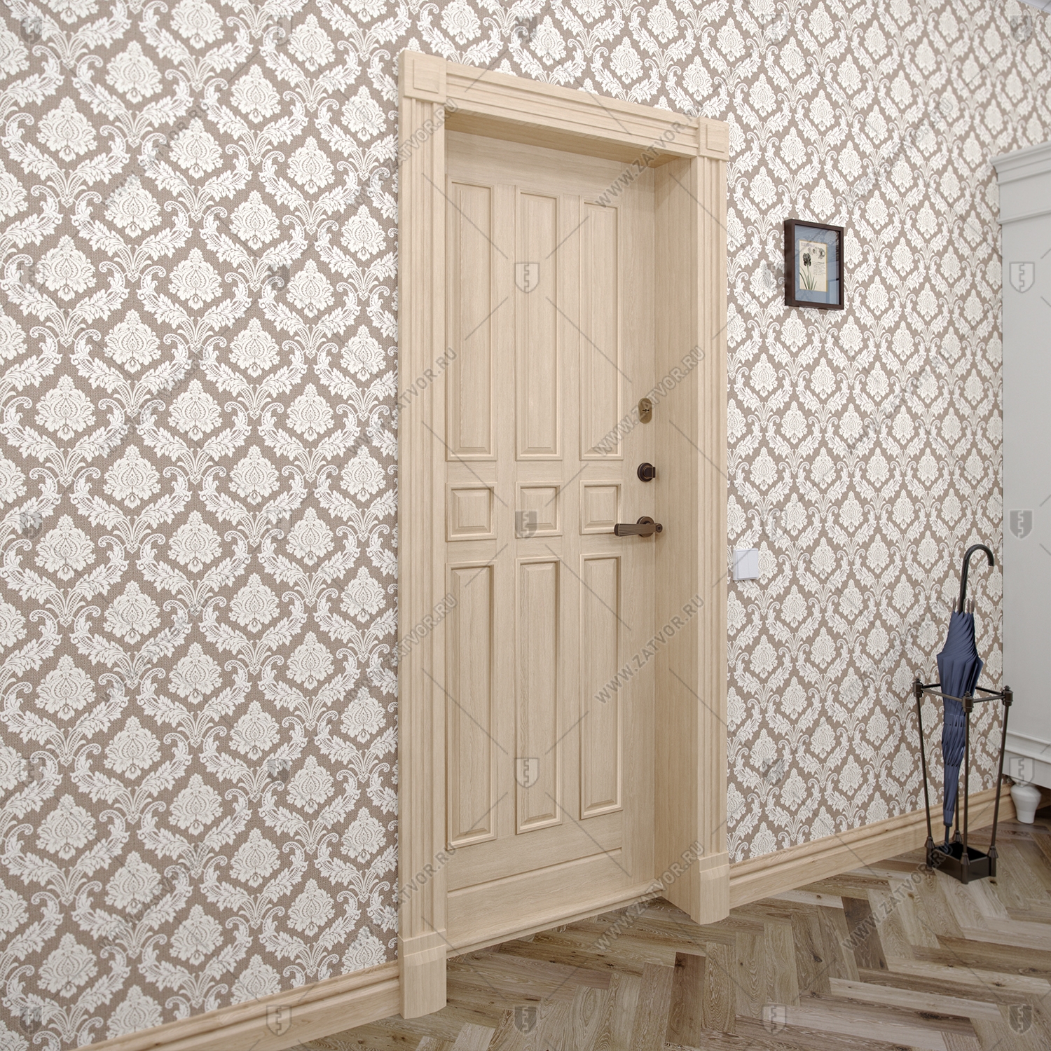 Пулестойкая бронированная входная дверь "Поликсо" БАСТИОН-2 BR4_5