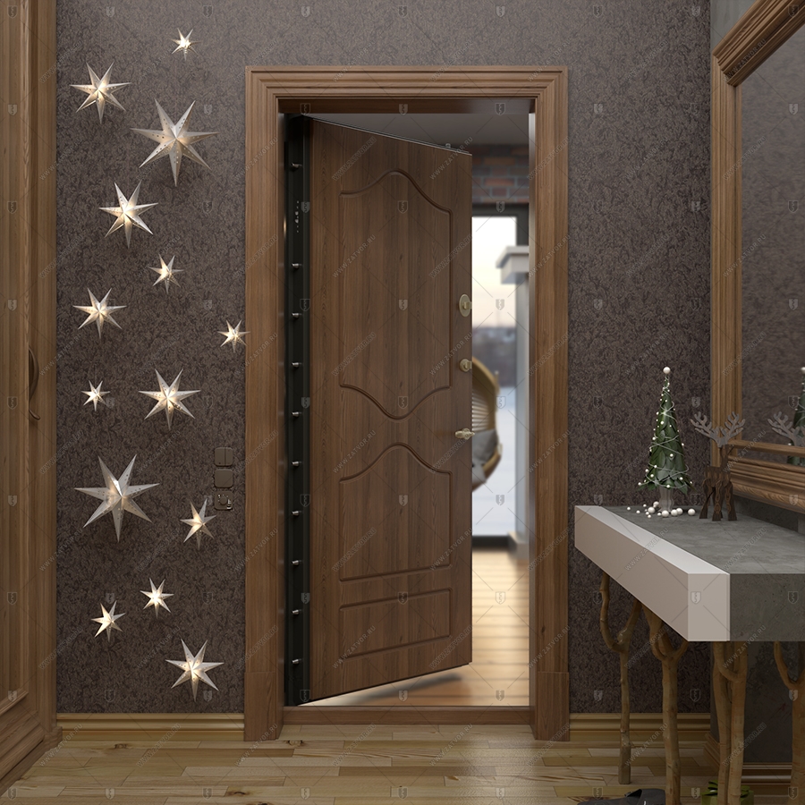 Пожаростойкая взломостойкая входная дверь "Мелибея" БАСТИОН-2 EIS60_7