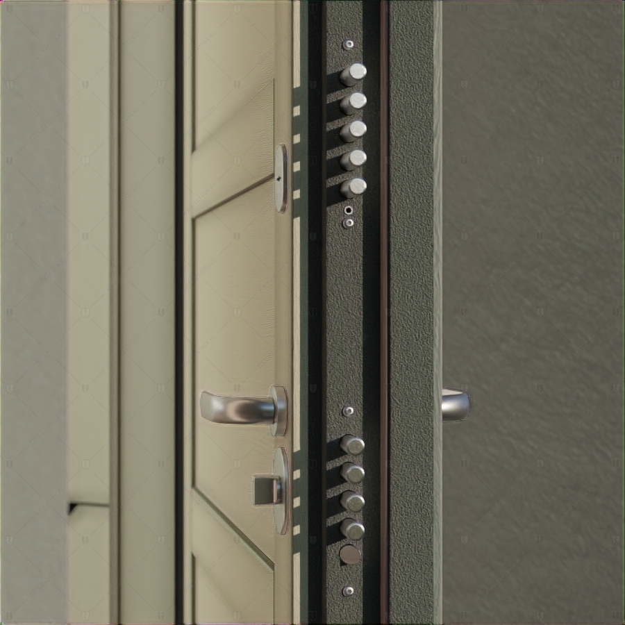 Пожаростойкая бронированная входная дверь "Атропа" БАСТИОН-3 BR4 EIS60_9