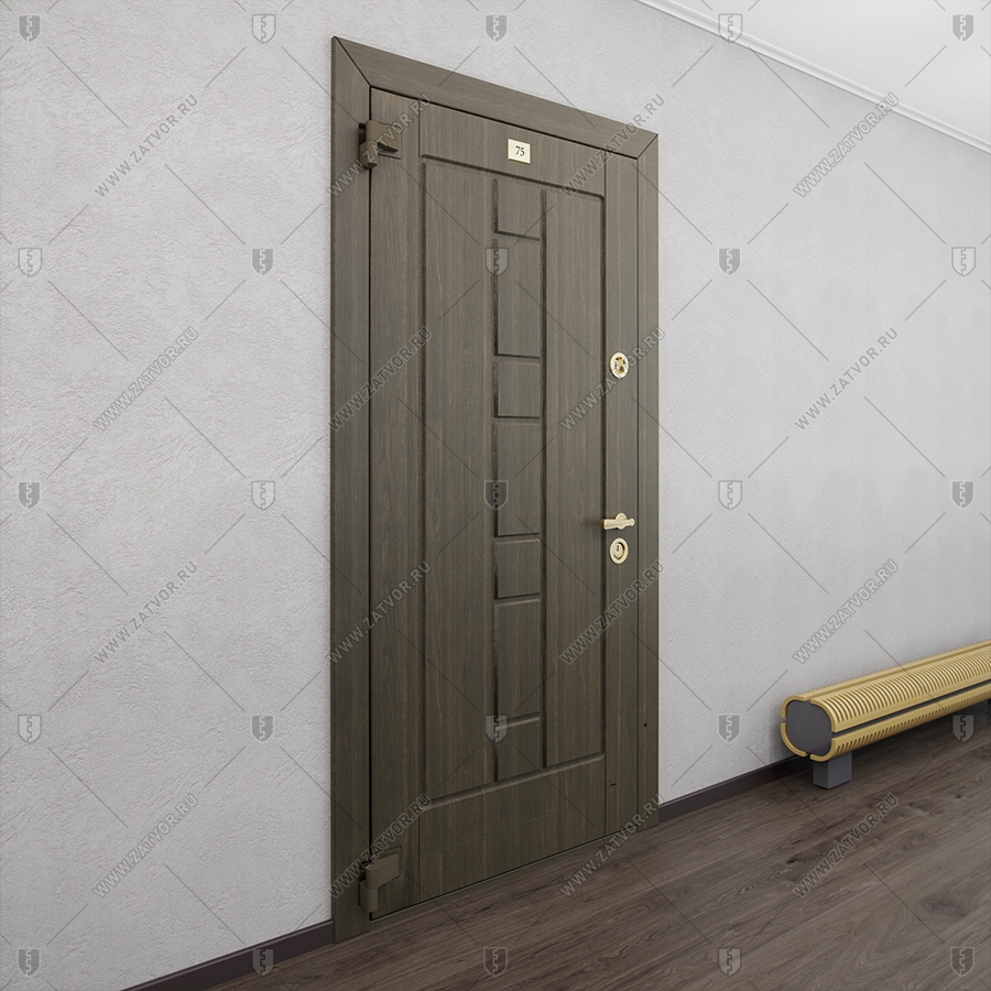 Пулестойкая входная бронированная дверь "Тифон" БАСТИОН-3 BR4_4