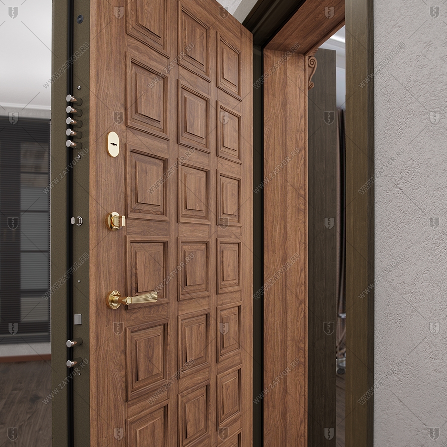 Пулестойкая входная бронированная дверь "Тифон" БАСТИОН-3 BR4_9