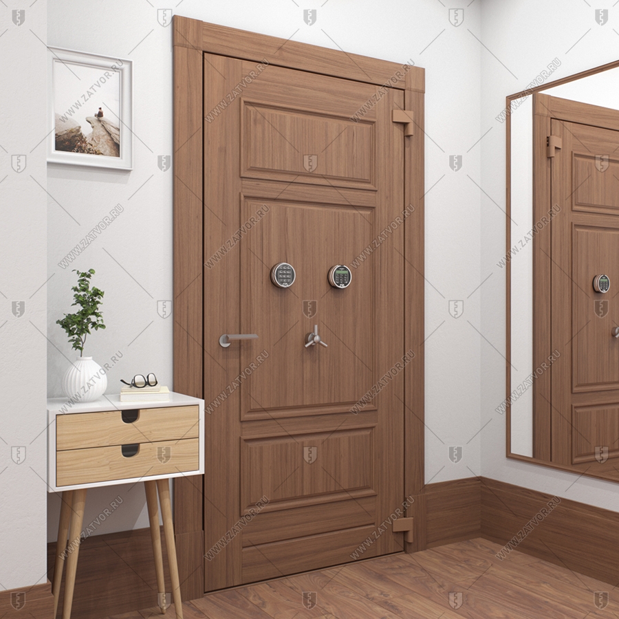 Взломостойкая пожаростойкая сейфовая дверь "Энкелад" БАСТИОН-3_4