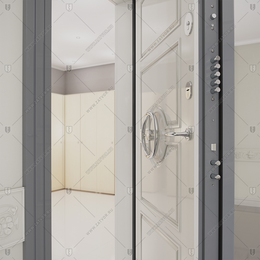 Входная взломостойкая дверь "Эмфрит" БАСТИОН-3 с лакировкой Люкс_9