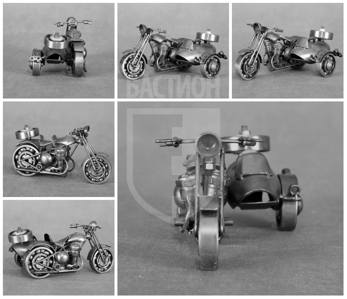 Металлическая декоративная фигурка "Уоллес и Громит"_0