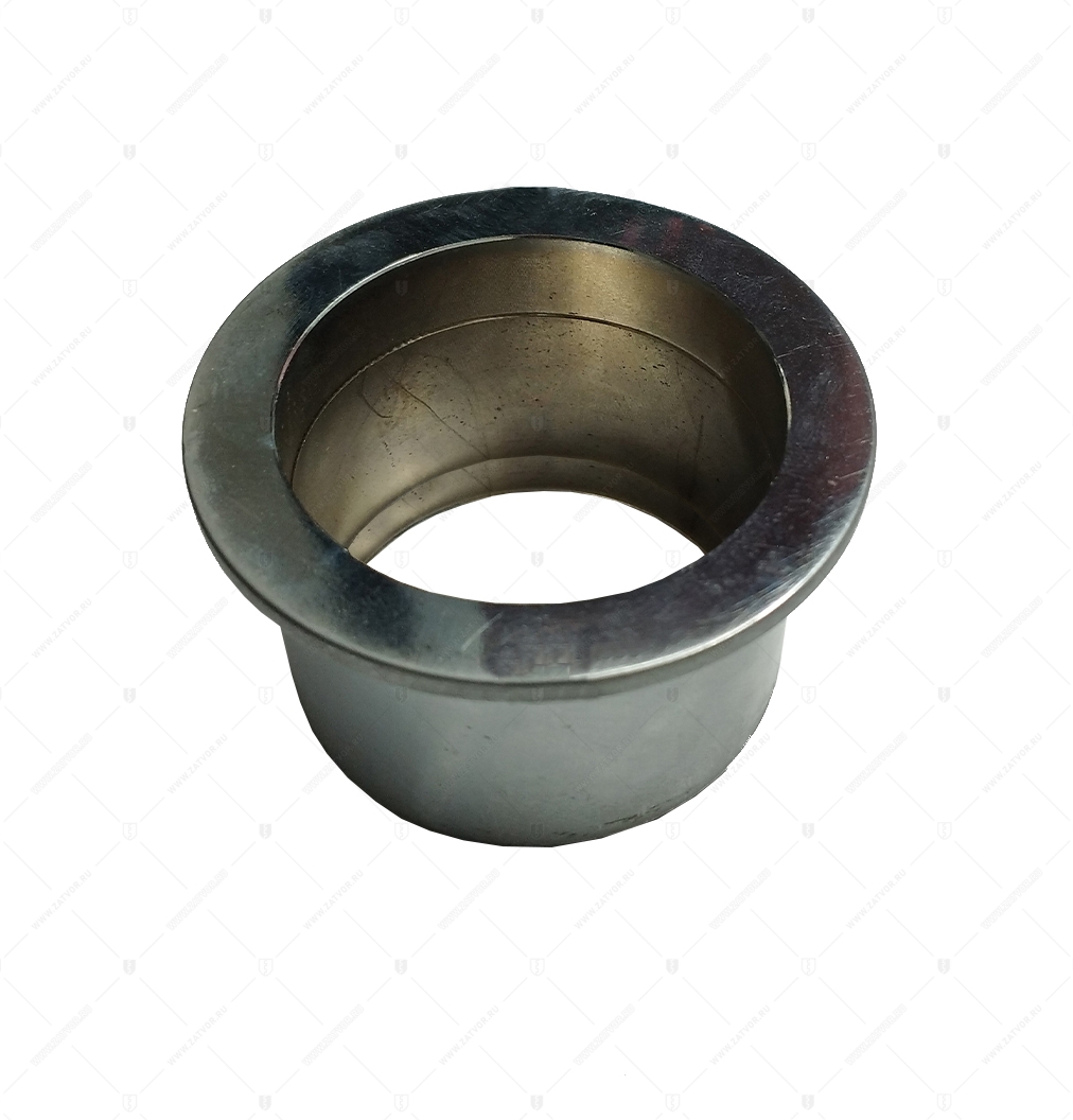 Точеная латунная или алюминиевая накладка в пол (стакан) под ригель