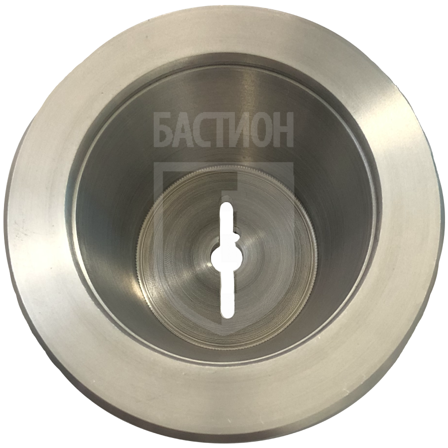 Точеная декоративная вогнутая накладка Bastion 95.307 Premium на ключевину сувальдного замка