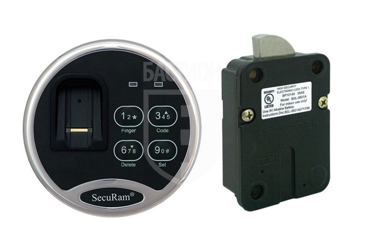 Блокиратор электронный c биометрической клавиатурой Securam Scan Logic Swipe